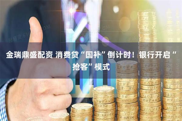金瑞鼎盛配资 消费贷“国补”倒计时！银行开启“抢客”模式